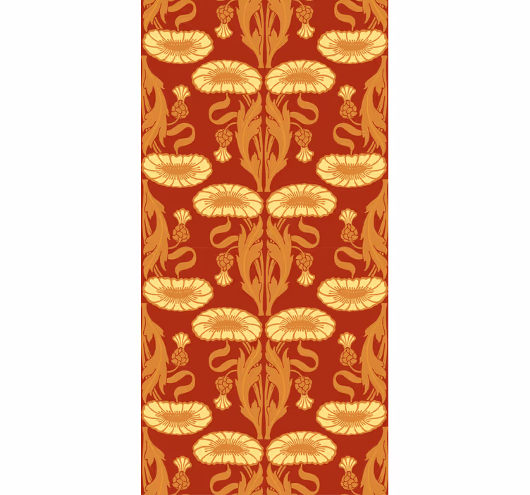 Konstnärlig stil Art Nouveau rullgardin - Tenstickers