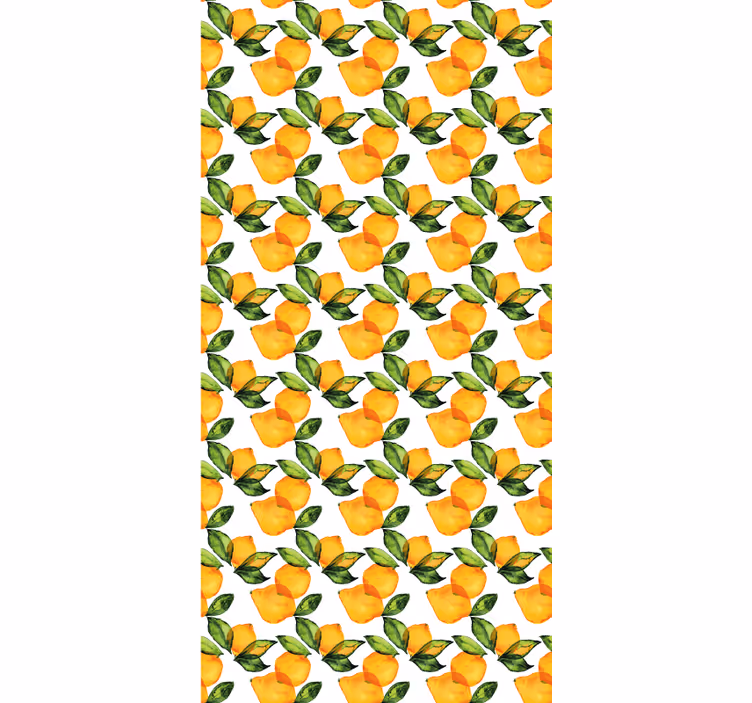Citron medelhavsstil frukt rullgardin - Tenstickers