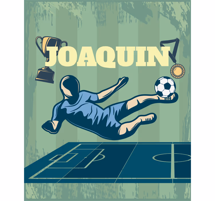Fotboll med namnRullgardin fotboll - Tenstickers
