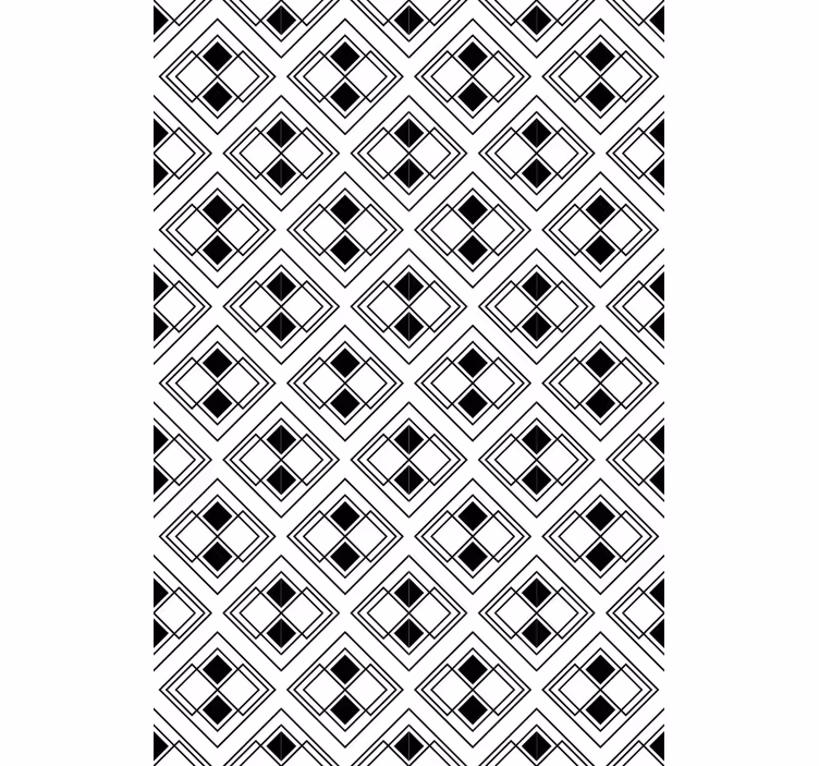 Eleganta geometriska mönster modern rullgardin - Tenstickers