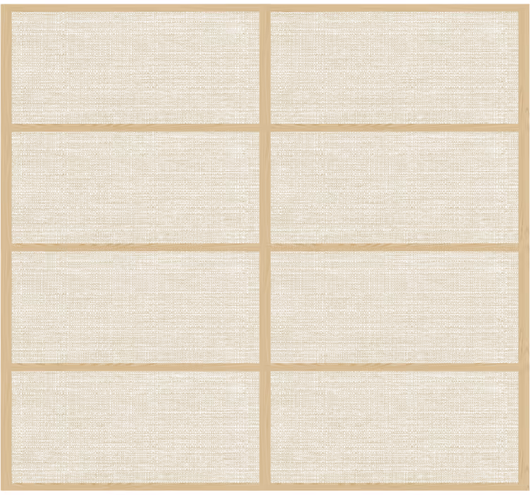 Japansk panelstruktur Mönstrade rullgardiner - Tenstickers