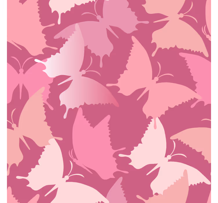 Rosa bakgrund Rullgardin fjäril - Tenstickers