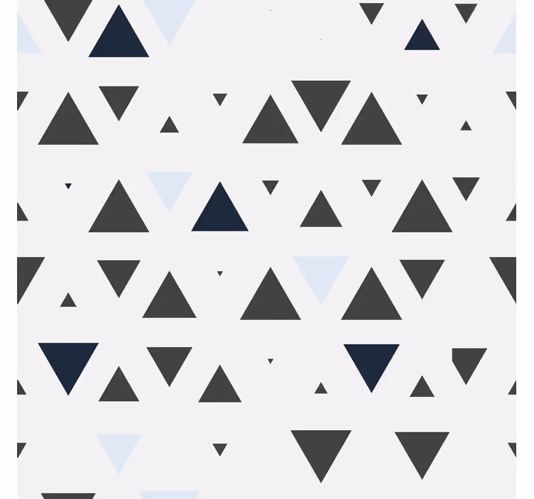 Minimalistisk triangelmönster Rullgardin skandinavisk - Tenstickers