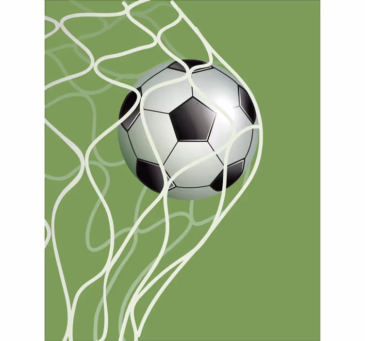 Rörlig boll i mål Rullgardin fotboll - Tenstickers