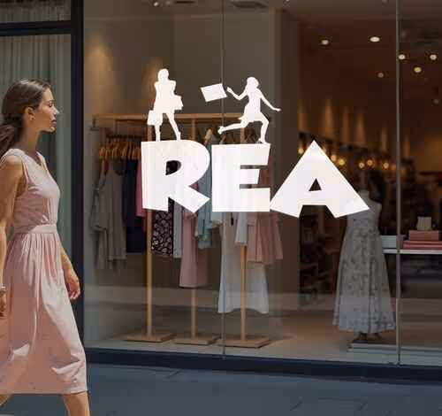 Shopping fönster dekaler Shopping fönster dekaler