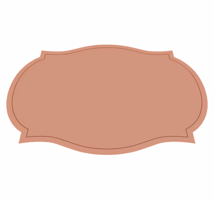 Etikettform Bordstabletter övriga - Tenstickers