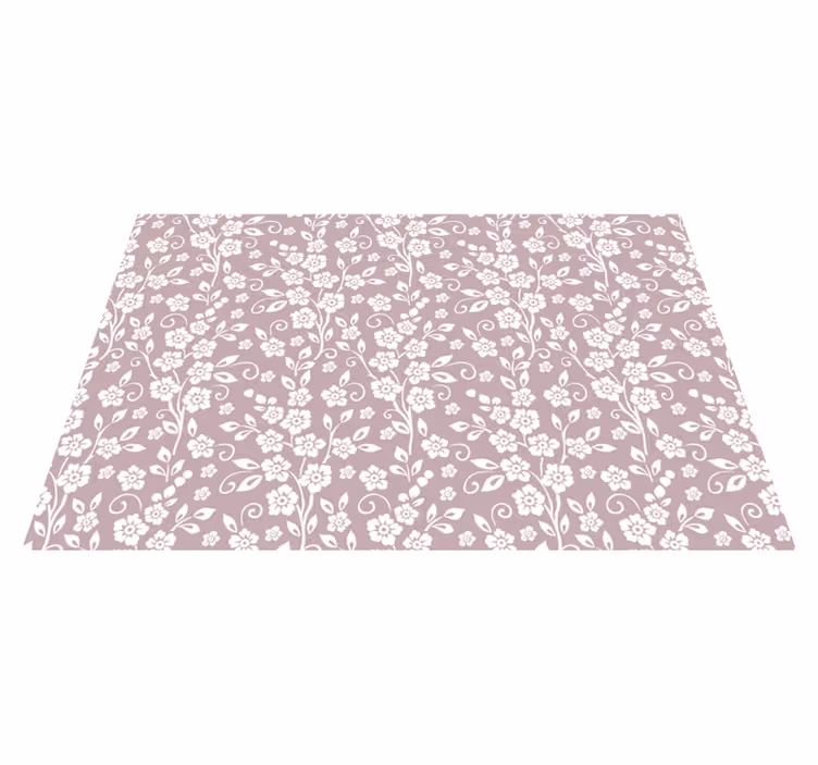 Eleganta blommor mönster blommiga bordstabletter - Tenstickers