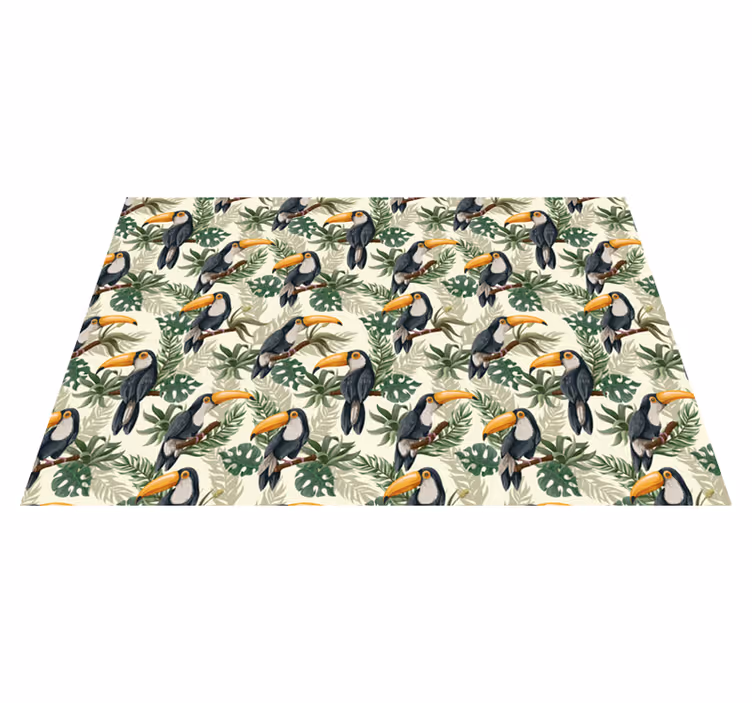 Tukaner strukturerade bordstabletter - Tenstickers