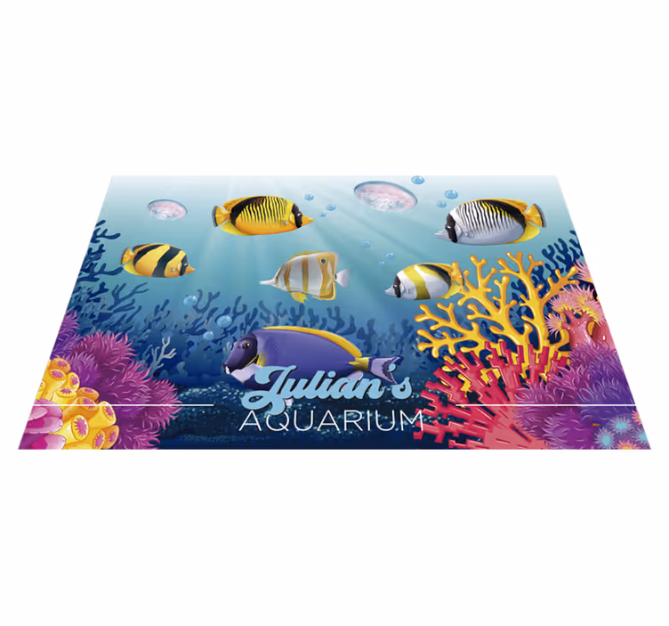 Fisk som simmar under havet fiskplatser - Tenstickers