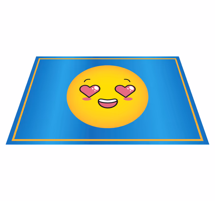Hjärta ögon emoji barn bordstabletter - Tenstickers