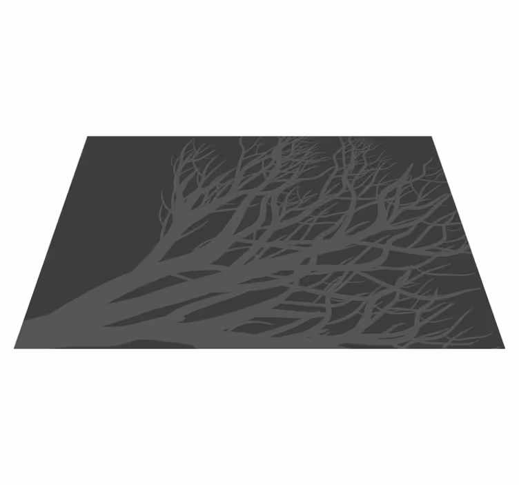 Eleganta grå blad eleganta bordstabletter - Tenstickers