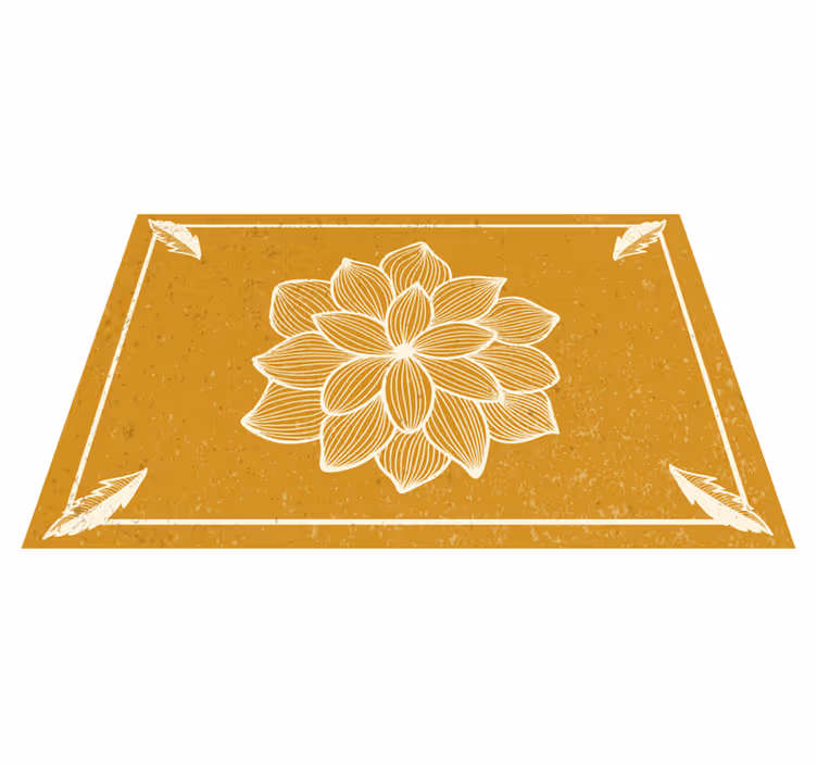 Bordstabletter original med graciös botanisk motiv - Tenstickers