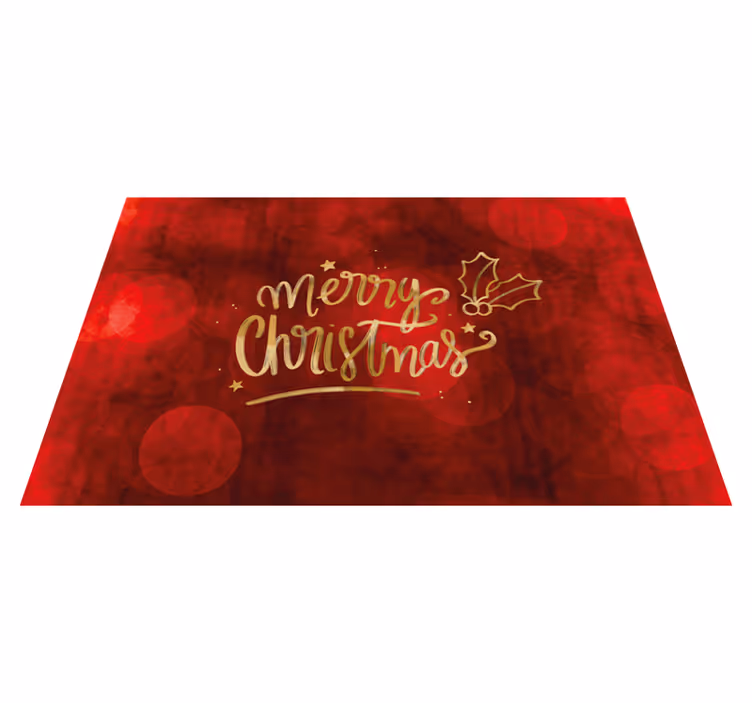 God jul i röda jul bordstabletter - Tenstickers