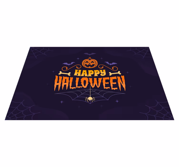 Glad halloween textdekoration - Tenstickers