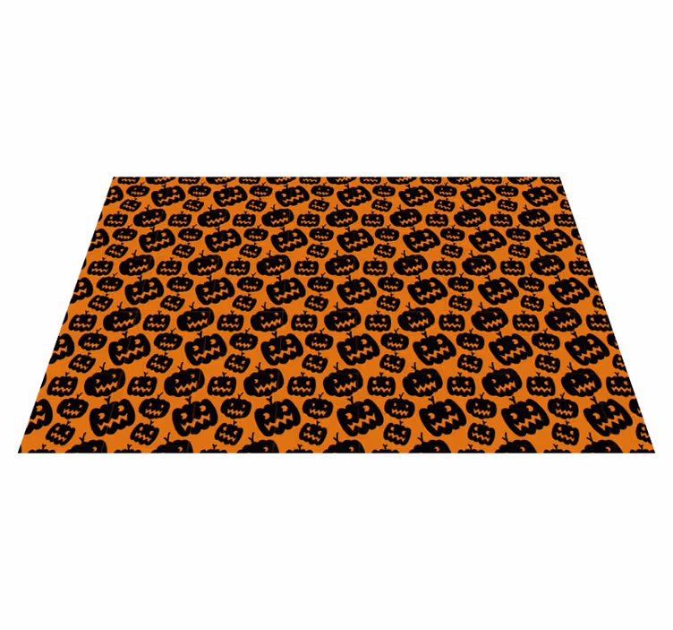 Svart och orange bordstabletter - Tenstickers