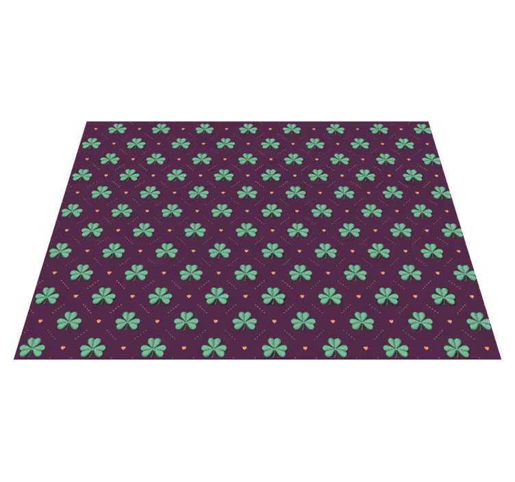 Shamrock mönster original bordstabletter - Tenstickers