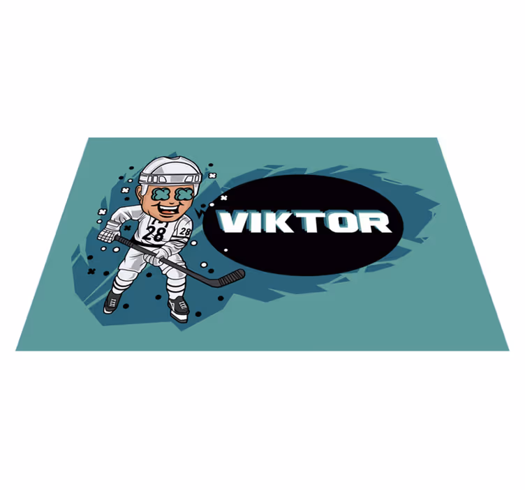 Roliga hockeyspelare personliga bordstabletter - Tenstickers