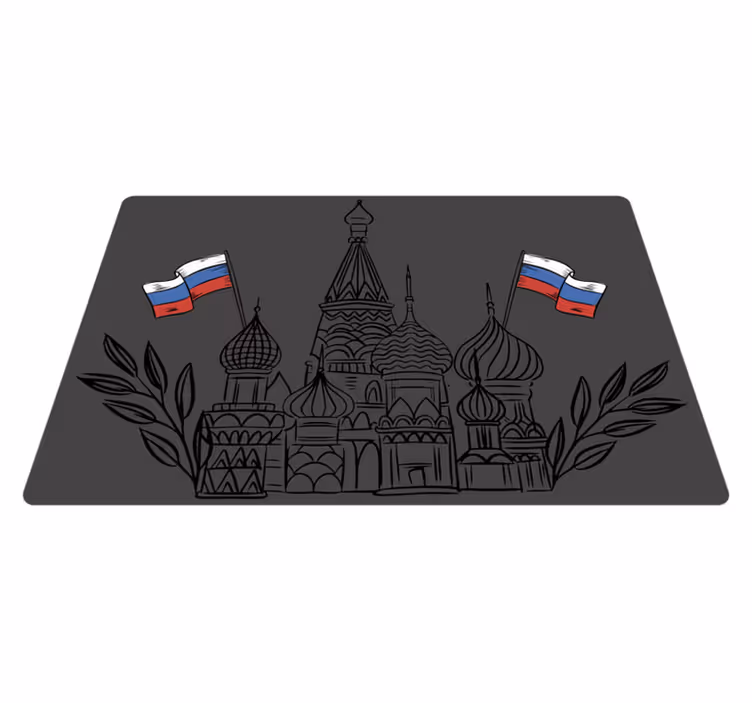 Moskva domkyrka siluett hem bordstabletter - Tenstickers