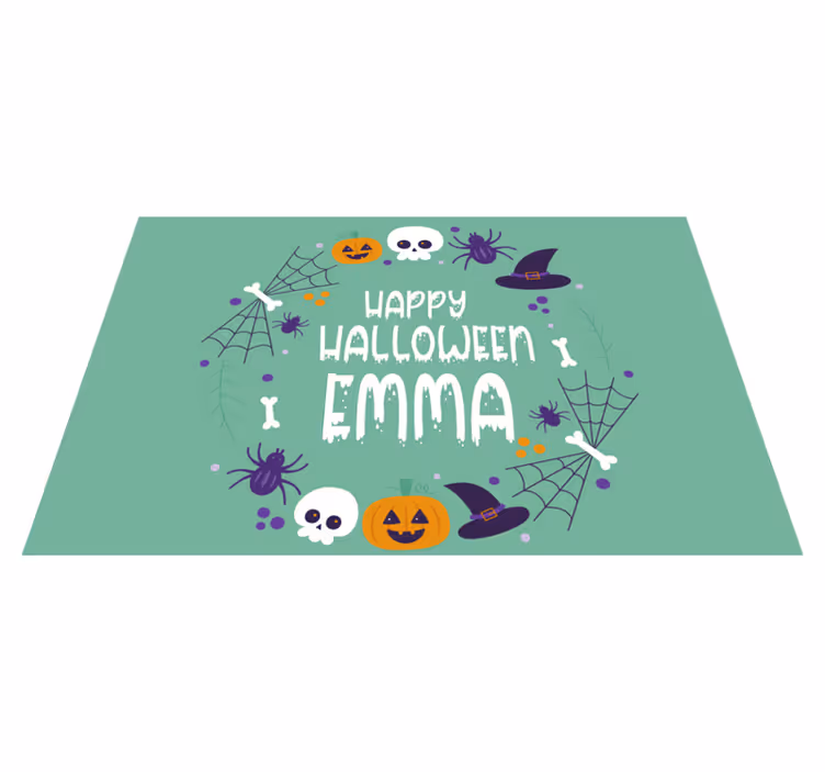 Personliga glada halloween andra färger bordstabletter - Tenstickers