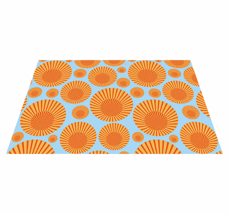 70-talets ränder sun retro bordstabletter - Tenstickers