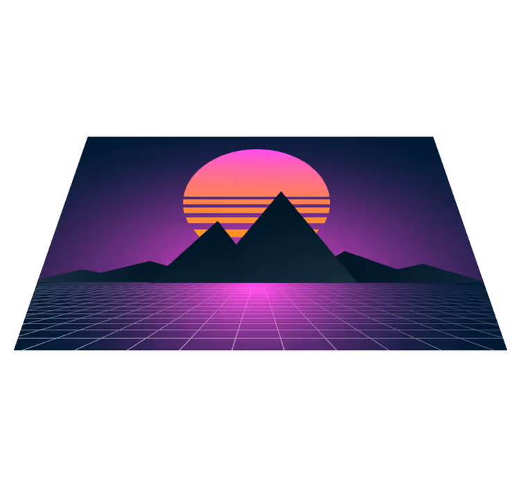 Vintage och retro sun 70-tals solplattformar - Tenstickers