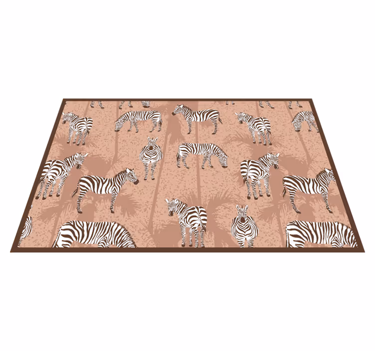 Zebra print stil bordstabletter original - Tenstickers