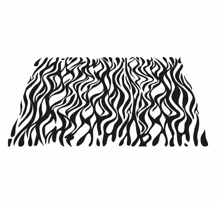 Randig bakgrund zebra bordstabletter - Tenstickers