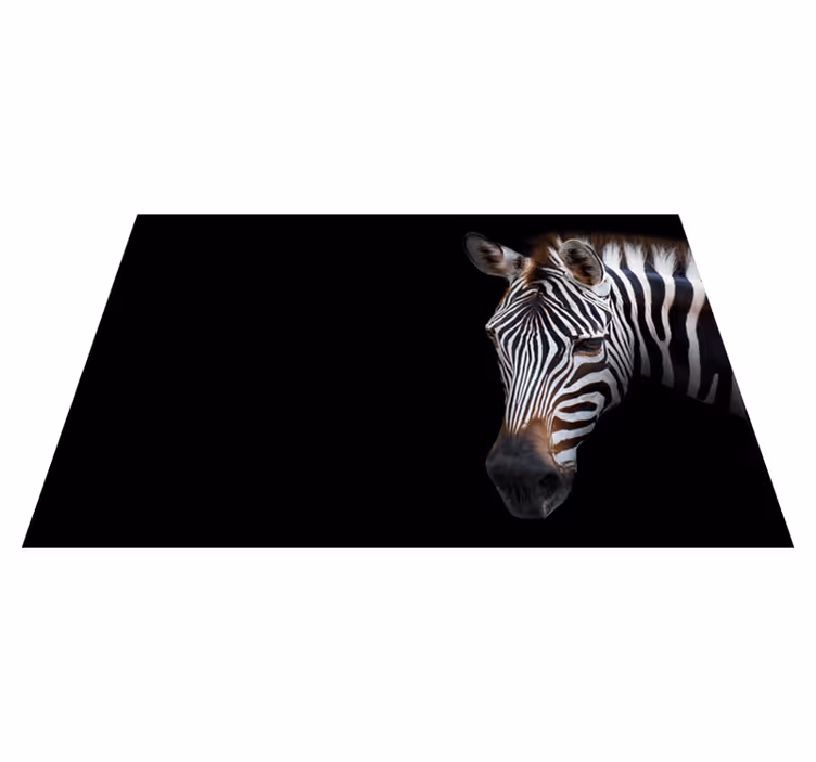 Bordstabletter original zebrahuvud närbild - Tenstickers