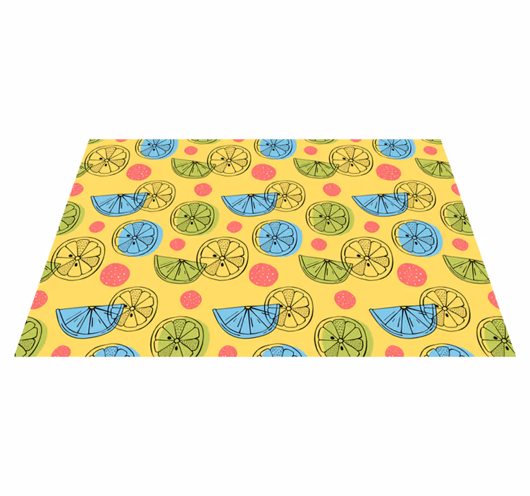 Rosa fläck citron citrusplattformar - Tenstickers
