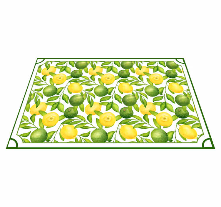 Mantelcitroner och limefrukter ramar citrusplattformar - Tenstickers