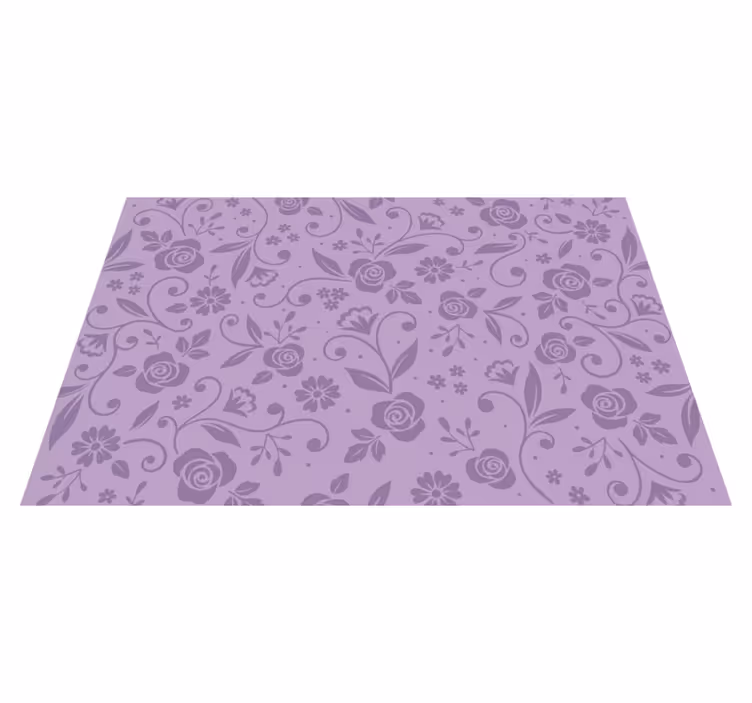 Lila blommor eleganta bordstabletter - Tenstickers