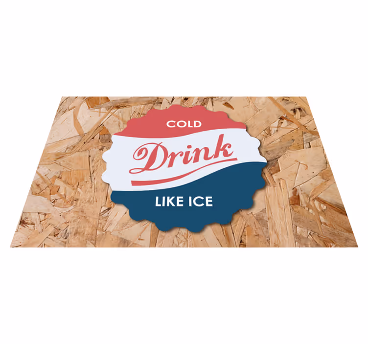 Retro drink soda bordstabletter original bordstabletter - Tenstickers