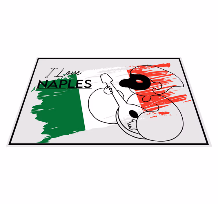 Bordstabletter texter jag älskar neapel design - Tenstickers