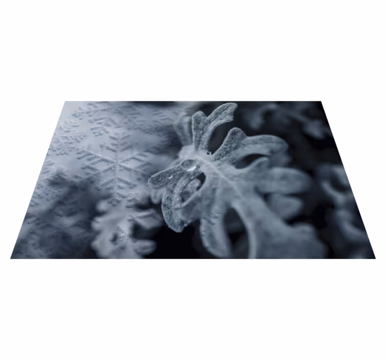 Eleganta snöflingemönster bordstabletter - Tenstickers
