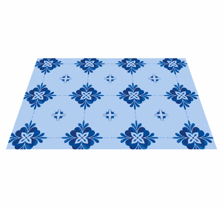 Blooming print bordstabletter - Tenstickers