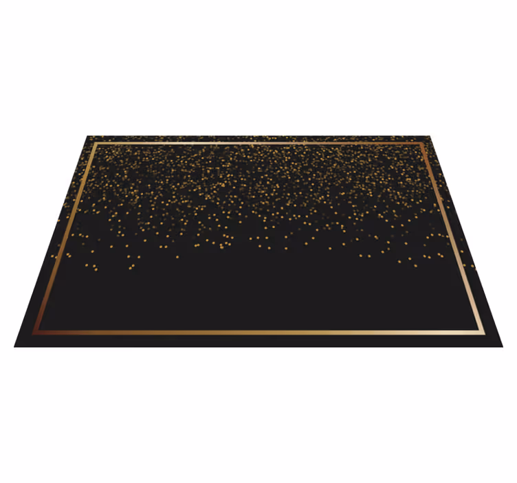 Bordstabletter elegant svart glittrande - Tenstickers