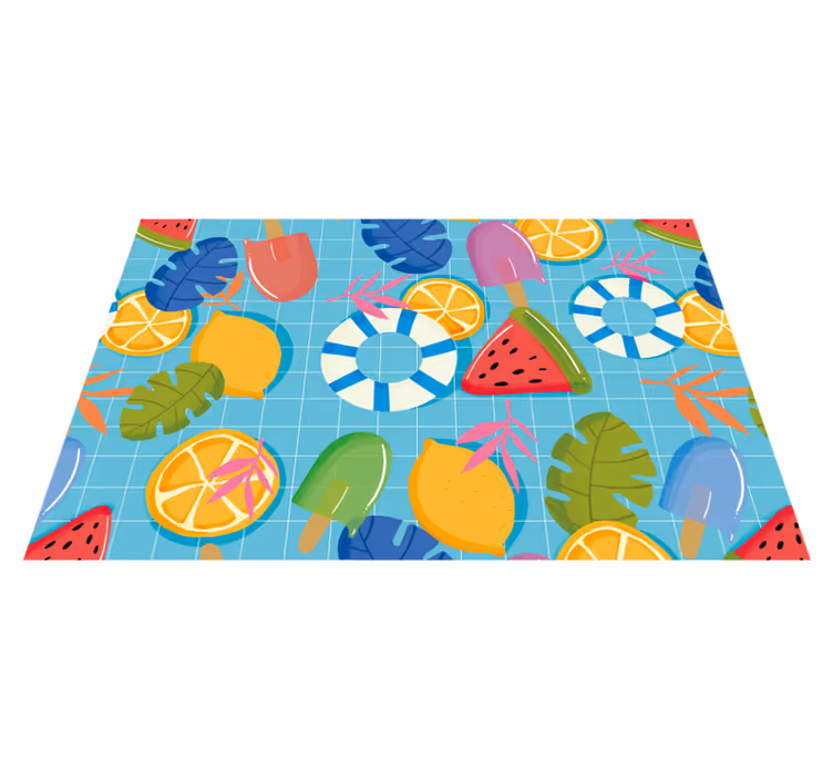 Frukt och glass bordstabletter barnen - Tenstickers