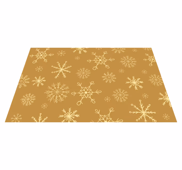 Jul bordstabletter med snöflinge mönster - Tenstickers