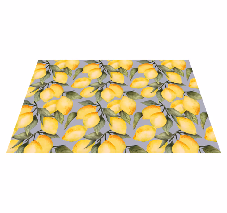 Målade citroner eleganta bordstabletter - Tenstickers