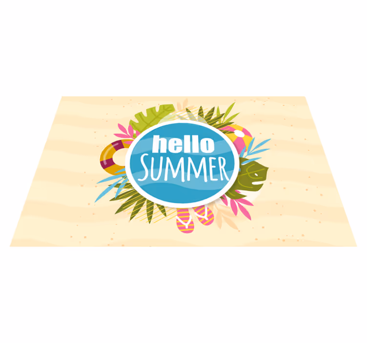 Hej sommar personliga bordstabletter - Tenstickers