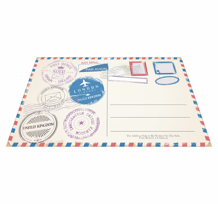 Gamla bokstäver eleganta bordstabletter - Tenstickers