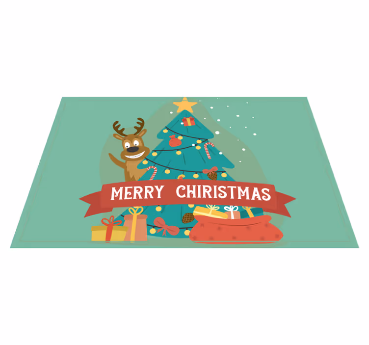 Jul bordstabletter glädjefull helgträd - Tenstickers