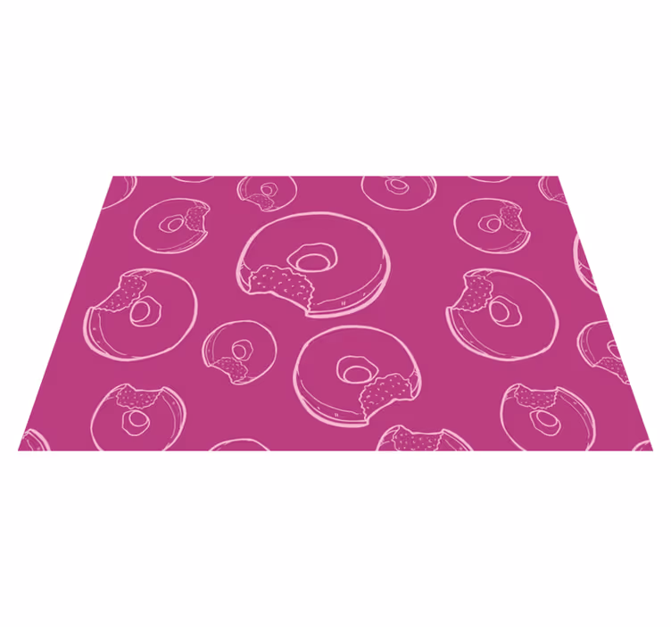 Bordstabletter original färgglad donutmönster - Tenstickers