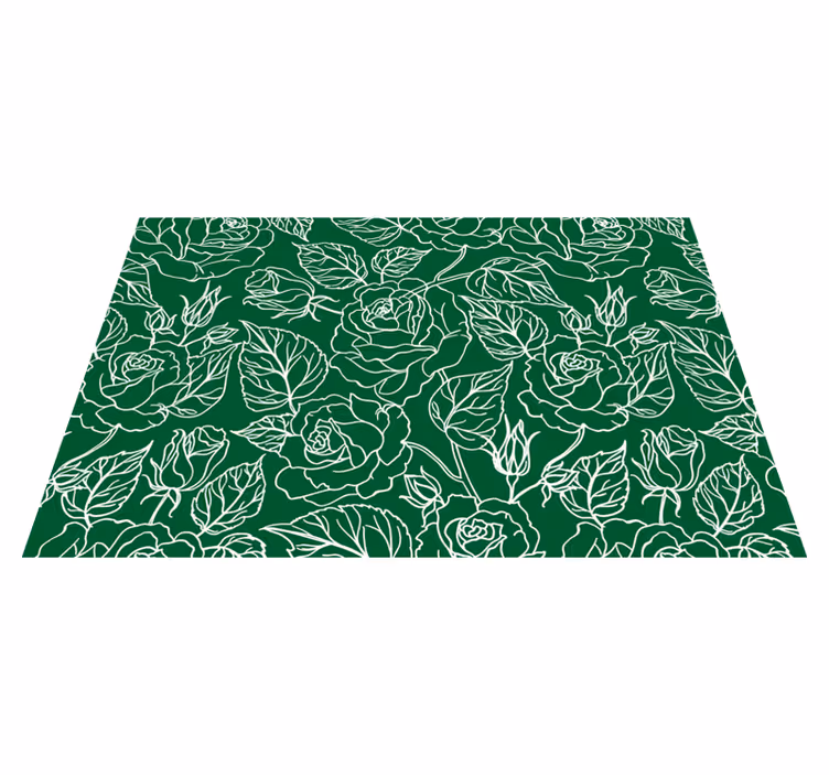 Bordstabletter graciös botanisk arrangement - Tenstickers