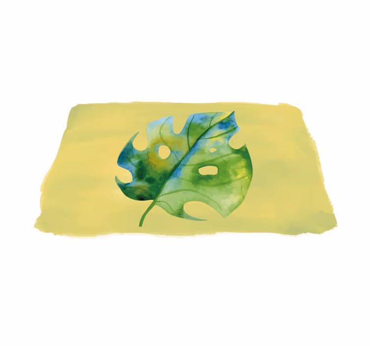 Bordstabletter original monstera blad design - Tenstickers