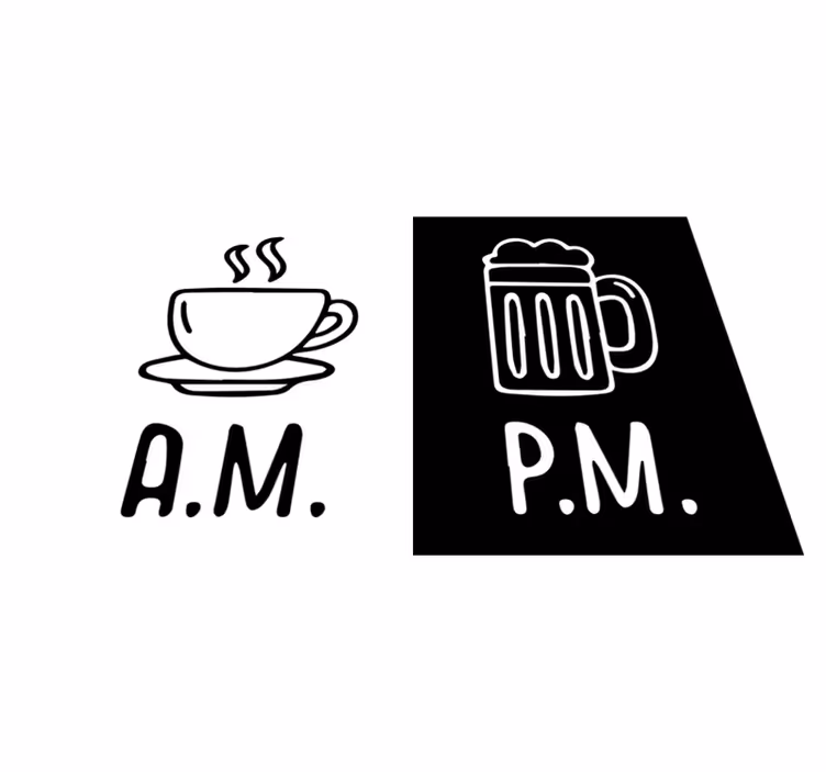 Bordstabletter texter kaffe Öl kontrast - Tenstickers