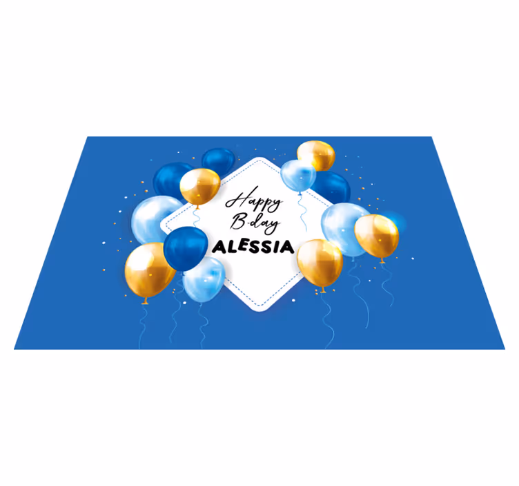 Ballonger och papper festnamn - Tenstickers