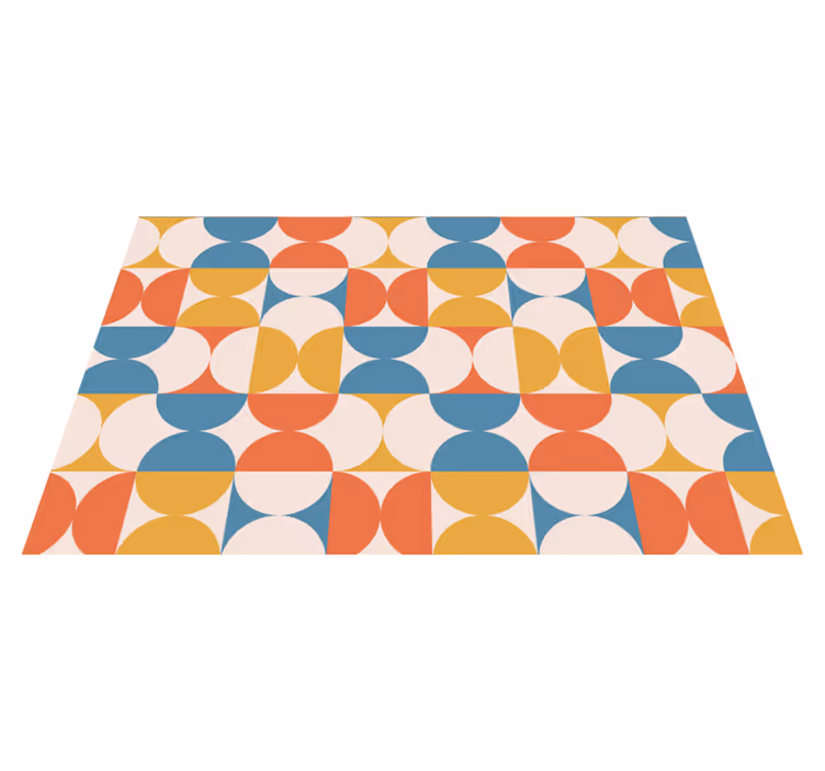Geometriska mönster rektangulära vinylplattformar - Tenstickers