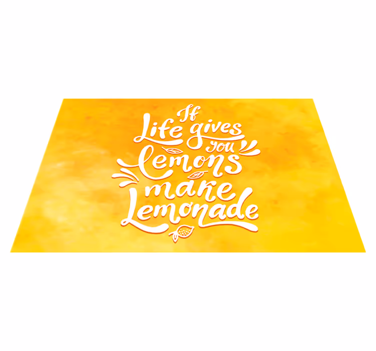 Om live ger dig citroner gör limonadbricka - Tenstickers