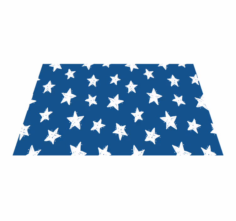 Marinblå och vita stjärnor eleganta bordstabletter - Tenstickers